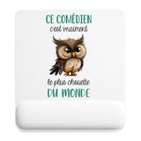 Tapis de souris ergonomique avec repose-poignet, accessoire bureau pour femme et homme, fête des pères, cadeau pas cher, idée cadeau fête des mères, secret santa, départ à la retraite, télétravail et gaming