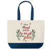 Sac Fête des Mères Mamie Famille Idée Cadeau anniversaire Noël Travail Boulot Métier Départ Retraite Collègue Femme cabas shopping plage