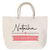 Sac Fête des Mères Mamie Famille Idée Cadeau anniversaire Noël Travail Boulot Métier Départ Retraite Collègue Femme cabas shopping plage