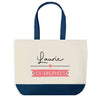 Sac de shopping bleu Laurie en Vacances