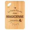 Planche bambou gravée personnalisée femme idée cadeau Fête des Mères apéro 30×20 prénom cuisine plateau fromage anniversaire noel maman mamie