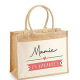 Sac Fête des Mères Mamie MAman Soeur Femme Famille Idée Cadeau anniversaire Noël Travail Boulot Métier Départ Retraite Collègue Femme cabas shopping plage