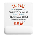 Tapis de souris ergonomique avec repose-poignet, accessoire bureau pour femme et homme, fête des pères, cadeau pas cher, idée cadeau fête des mères, secret santa, départ à la retraite, télétravail et gaming
