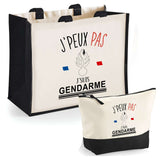 Cabas homme ou femme sac plage ou shopping tote bag pochette trousse Idée cadeau original pour anniversaire Noël travail départ retraite collègue famille fete des mères fetes des pères papa maman mamie papi
