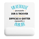Tapis de souris ergonomique avec repose-poignet, accessoire bureau pour femme et homme, fête des pères, cadeau pas cher, idée cadeau fête des mères, secret santa, départ à la retraite, télétravail et gaming