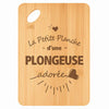 Planche bambou gravée personnalisée femme idée cadeau Fête des Mères apéro 30×20 prénom cuisine plateau fromage anniversaire noel maman mamie