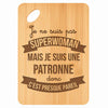 Planche bambou gravée personnalisée femme idée cadeau Fête des Mères apéro 30×20 prénom cuisine plateau fromage anniversaire noel maman mamie
