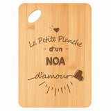 Planche bambou gravée personnalisée homme idée cadeau Fête des Pères apéro 30×20 prénom cuisine plateau fromage anniversaire noel papa papi 