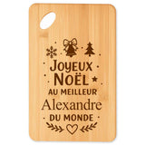 Planche à découper cadeau Noël famille amis papa maman mamie papi, idée cadeau apéro et cuisine, Secret Santa