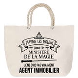 Sac Fête des Mères Mamie Famille Idée Cadeau anniversaire Noël Travail Boulot Métier Départ Retraite Collègue Femme cabas shopping plage