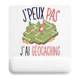 Tapis de souris ergonomique avec repose-poignet, accessoire bureau pour femme et homme, fête des pères, cadeau pas cher, idée cadeau fête des mères, secret santa, départ à la retraite, télétravail et gaming