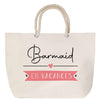 Sac Fête des Mères Mamie Famille Idée Cadeau anniversaire Noël Travail Boulot Métier Départ Retraite Collègue Femme cabas shopping plage