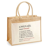 Sac Fête des Pères Papa Papi Frère Homme Famille Idée Cadeau anniversaire Noël Travail Boulot Métier Départ Retraite Collègue cabas 