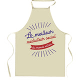 Cadeau Cuisinier cuisinière mère maman papa père mamie papi Vêtement Blouse de protection Barbecue Jardinage Tablier de Travail Tâches ménagères 