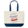 Sac de shopping bleu AMP Meilleure du Monde
