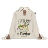 Sac à dos avec pochette J'peux pas Fromage
