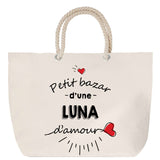 Sac Fête des Mères Mamie Famille Idée Cadeau anniversaire Noël Travail Boulot Métier Départ Retraite Collègue Femme cabas shopping plage