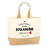 Sac Jute Fête des Mères Fêtes des Pères Mamie Papi Famille Idée Cadeau anniversaire Noël Travail Boulot Métier Départ Retraite Collègue Femme Homme