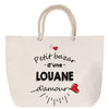 Sac Fête des Mères Mamie Famille Idée Cadeau anniversaire Noël Travail Boulot Métier Départ Retraite Collègue Femme cabas shopping plage