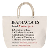 Sac Fête des Mères Mamie Famille Idée Cadeau anniversaire Noël Travail Boulot Métier Départ Retraite Collègue Femme cabas shopping plage