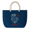 Sac de plage Bleu anse corde J'peux Pas Gospel