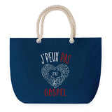 Sac de plage Bleu anse corde J'peux Pas Gospel