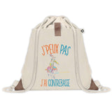 Sac à dos avec pochette J'peux pas Contrebasse
