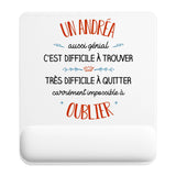Tapis de souris ergonomique avec repose-poignet, accessoire bureau pour femme et homme, fête des pères, cadeau pas cher, idée cadeau fête des mères, secret santa, départ à la retraite, télétravail et gaming
