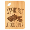 Planche bambou gravée personnalisée femme homme idée cadeau Fête des Mères Fête des Pères apéro papa maman prénom cuisine plateau fromage