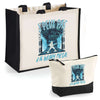 Cabas homme ou femme sac plage ou shopping tote bag pochette trousse Idée cadeau original pour anniversaire Noël travail départ retraite collègue famille fete des mères fetes des pères papa maman mamie papi