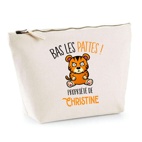 Trousse pochette de rangement maquillage Fête des Mères Mamie Famille Idée Cadeau anniversaire Noël Travail Boulot Métier Départ Retraite Collègue Femme