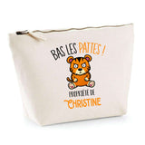 Trousse pochette de rangement maquillage Fête des Mères Mamie Famille Idée Cadeau anniversaire Noël Travail Boulot Métier Départ Retraite Collègue Femme