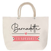 Sac Fête des Mères Mamie Famille Idée Cadeau anniversaire Noël Travail Boulot Métier Départ Retraite Collègue Femme cabas shopping plage
