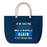 Sac de plage Bleu anse corde Alain Parfait