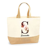 Sac Jute Fête des Mères Fêtes des Pères Mamie Papi Famille Idée Cadeau anniversaire Noël Travail Boulot Métier Départ Retraite Collègue Femme Homme