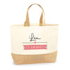 Sac Jute Fête des Mères Fêtes des Pères Mamie Papi Famille Idée Cadeau anniversaire Noël Travail Boulot Métier Départ Retraite Collègue Femme Homme