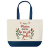 Sac Fête des Mères Mamie Famille Idée Cadeau anniversaire Noël Travail Boulot Métier Départ Retraite Collègue Femme cabas shopping plage