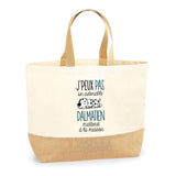 Sac Jute Fête des Mères Fêtes des Pères Mamie Papi Famille Idée Cadeau anniversaire Noël Travail Boulot Métier Départ Retraite Collègue Femme Homme