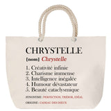 Sac Fête des Mères Mamie Famille Idée Cadeau anniversaire Noël Travail Boulot Métier Départ Retraite Collègue Femme cabas shopping plage