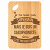 Planche bambou gravée personnalisée homme idée cadeau Fête des Pères apéro 30×20 prénom cuisine plateau fromage anniversaire noel papa papi 