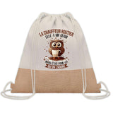 Sac Fête des Mères Mamie Maman Cadeau anniversaire Noël Travail Métier Départ Retraite Collègue Femme cabas shopping plage