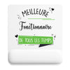 Tapis de souris ergonomique avec repose-poignet, accessoire bureau pour femme et homme, fête des pères, cadeau pas cher, idée cadeau fête des mères, secret santa, départ à la retraite, télétravail et gaming