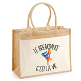 Sac Fête des Mères Mamie Famille Idée Cadeau anniversaire Noël Travail Boulot Métier Départ Retraite Collègue Femme cabas shopping plage Homme Papa Papi Pères Frère