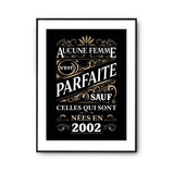 Affiche 2002 Femme Parfaite 23 ans