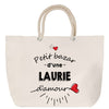Sac Fête des Mères Mamie Famille Idée Cadeau anniversaire Noël Travail Boulot Métier Départ Retraite Collègue Femme cabas shopping plage