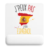 Tapis de souris ergonomique avec repose-poignet, accessoire bureau pour femme et homme, fête des pères, cadeau pas cher, idée cadeau fête des mères, secret santa, départ à la retraite, télétravail et gaming