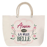 Sac Fête des Mères Mamie Famille Idée Cadeau anniversaire Noël Travail Boulot Métier Départ Retraite Collègue Femme cabas shopping plage