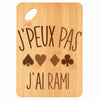 Planche bambou gravée personnalisée femme homme idée cadeau Fête des Mères Fête des Pères apéro papa maman prénom cuisine plateau fromage