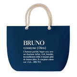Sac de plage Bleu anse corde Bruno Définition Homme
