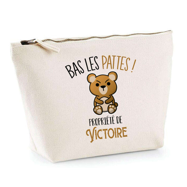 Trousse pochette de rangement maquillage Fête des Mères Mamie Famille Idée Cadeau anniversaire Noël Travail Boulot Métier Départ Retraite Collègue Femme